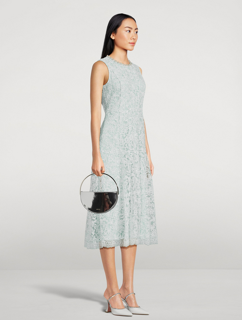 Cord Lace Midi Dress