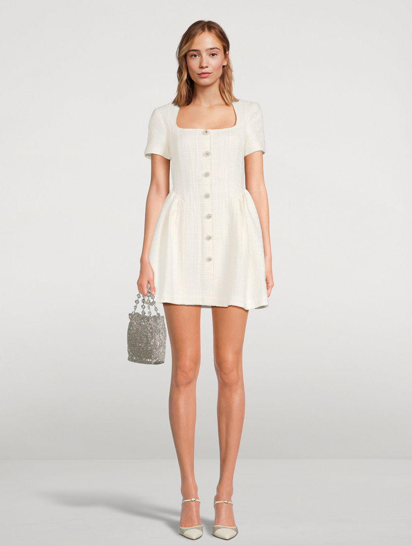 Bouclé Mini Dress