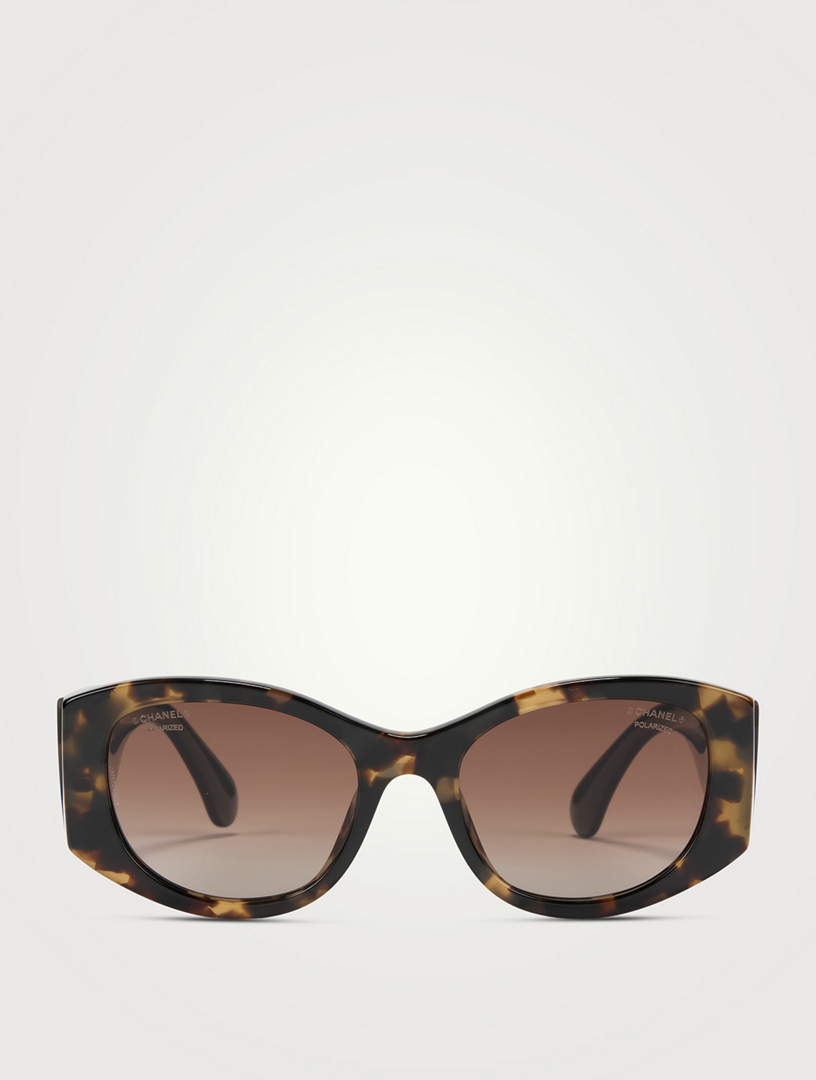 Lunettes de soleil à monture ronde
