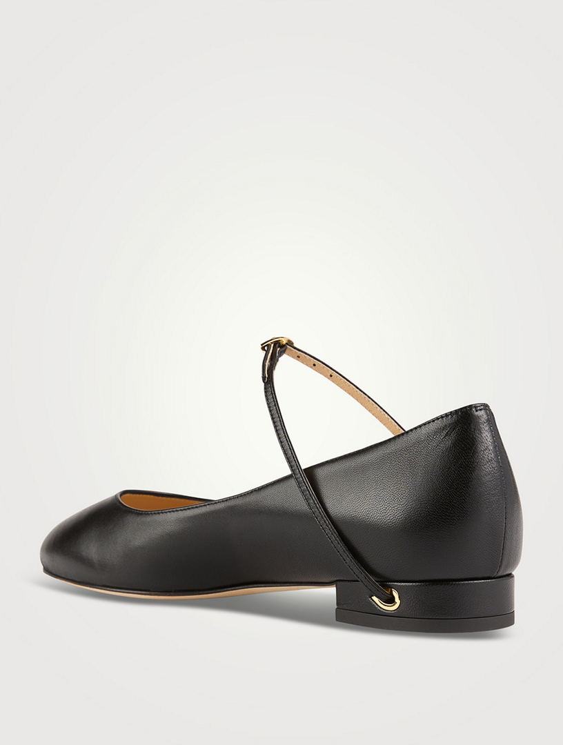 Paolo Leather Ballet Flats