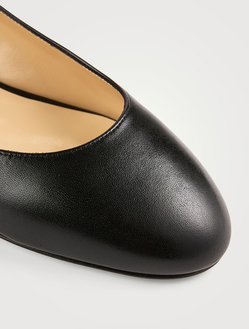 Paolo Leather Ballet Flats