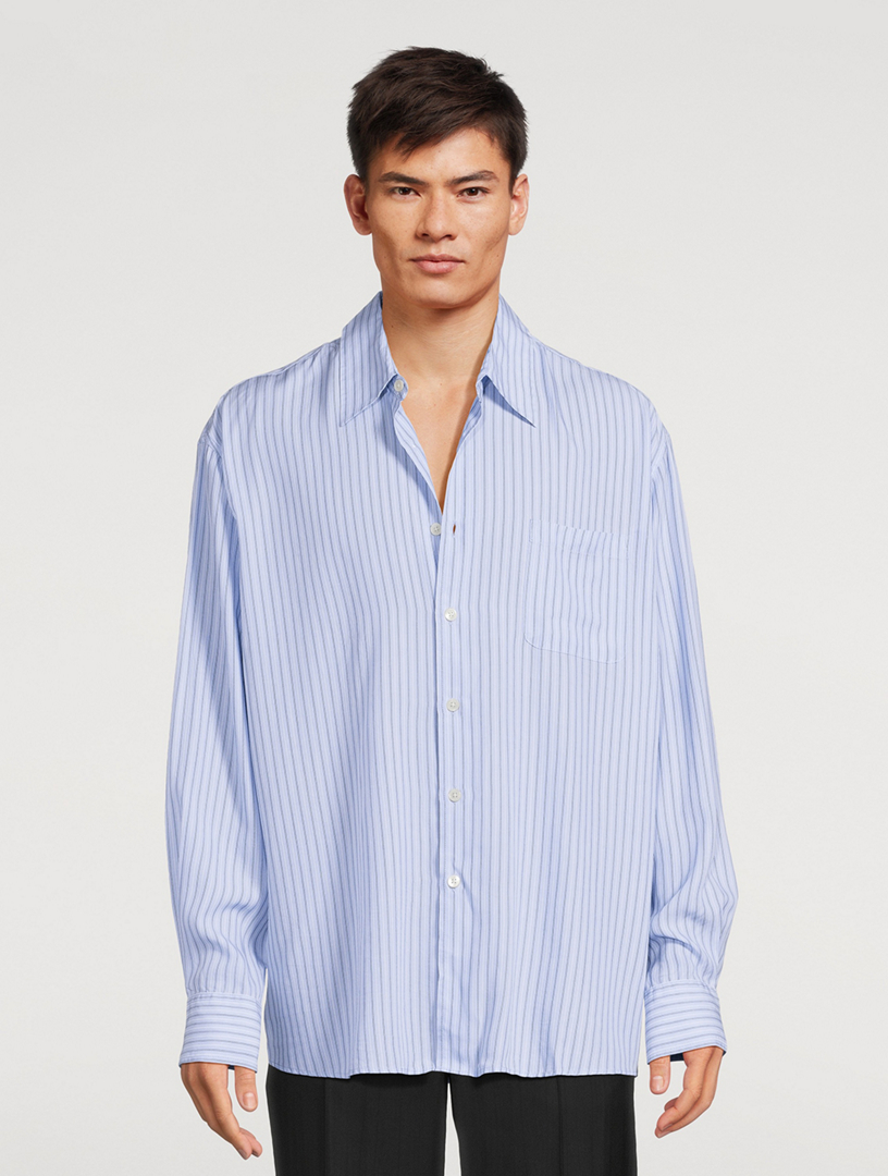 Above Shirt Striped Print