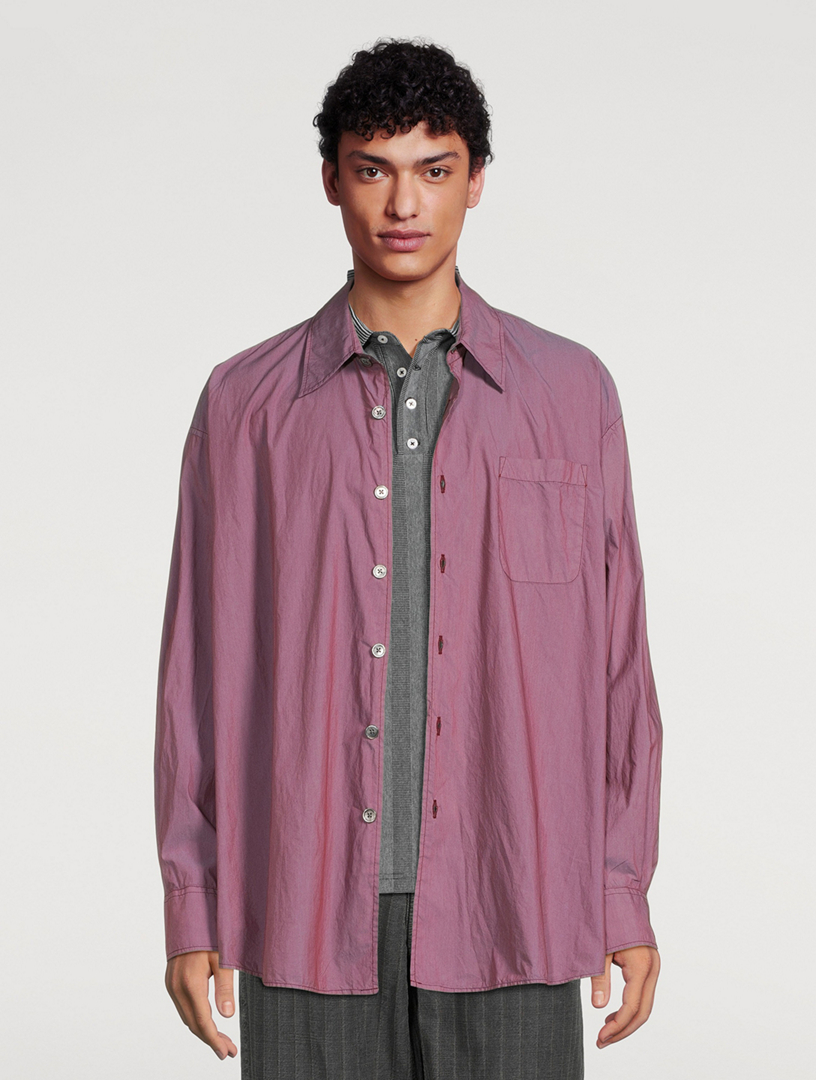 トップス Our Legacy BORROWED SHIRT Our Legacy - Borrowed BD Shirt Navy Humble Cotton