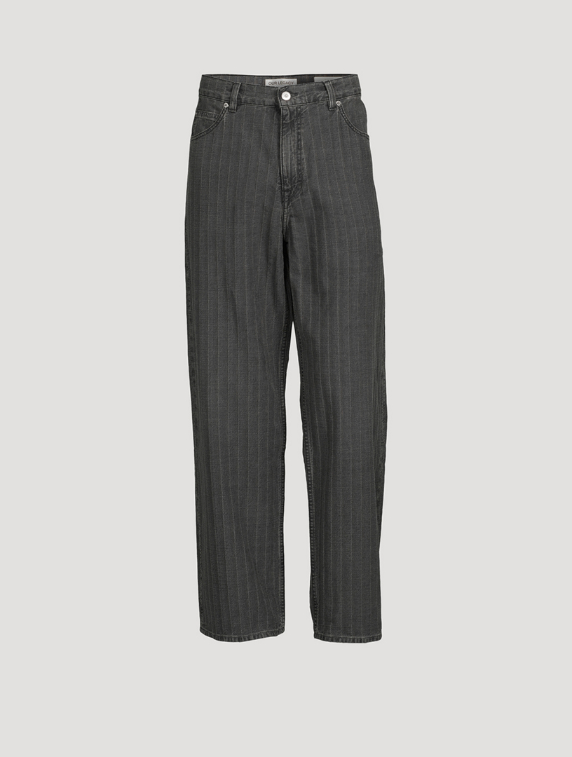 1981M monogram wide-leg jeans in blue - Acne Studios