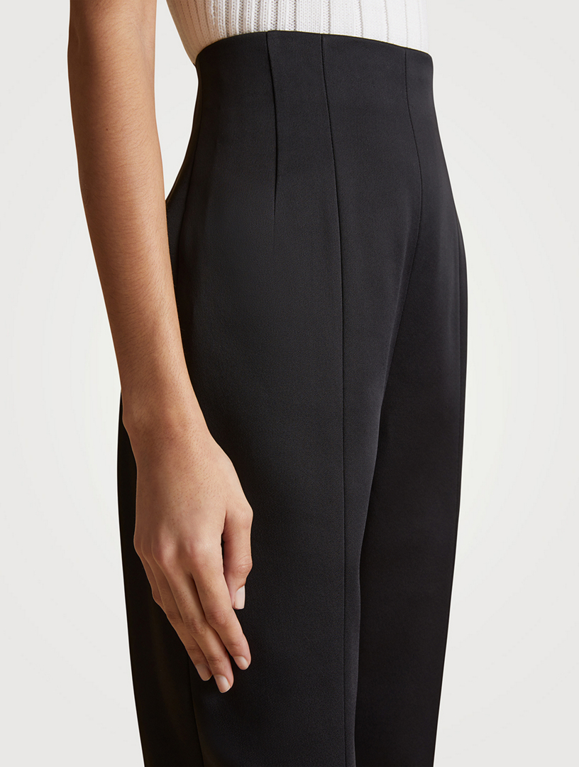Lenn High-Waisted Cigarette Pants