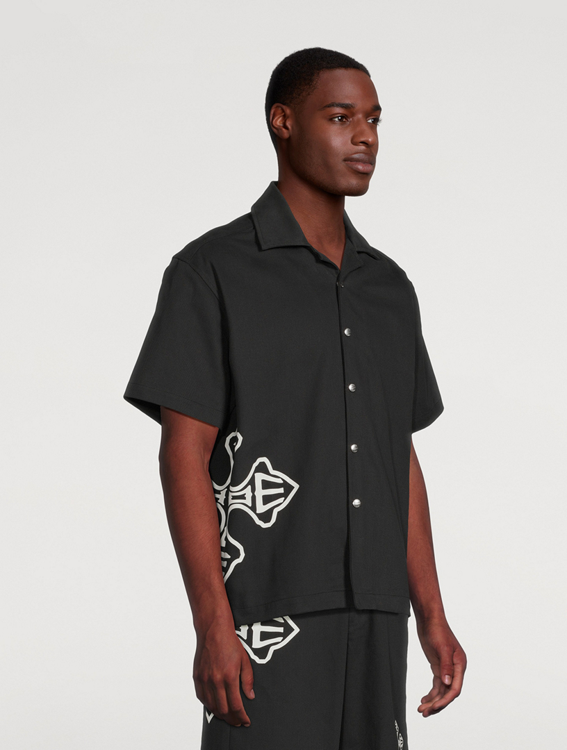 Cross Logo Short-Sleeve Shirt