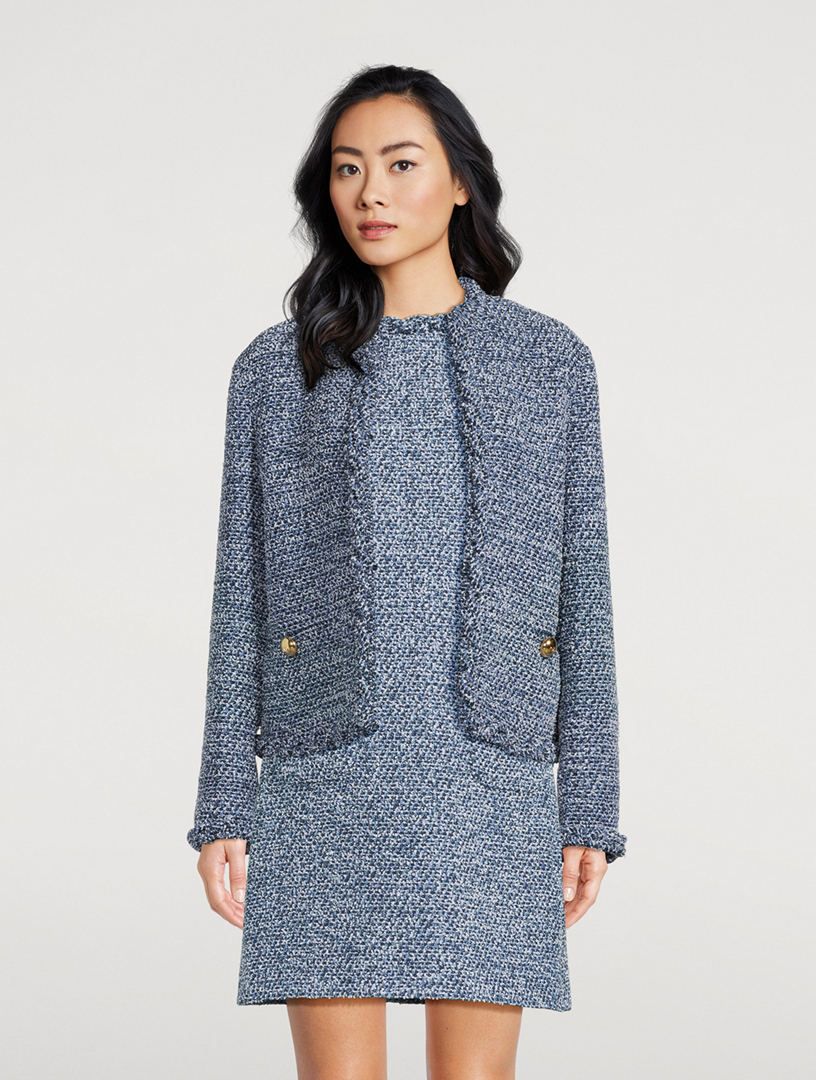 Tweed Denim Jacket