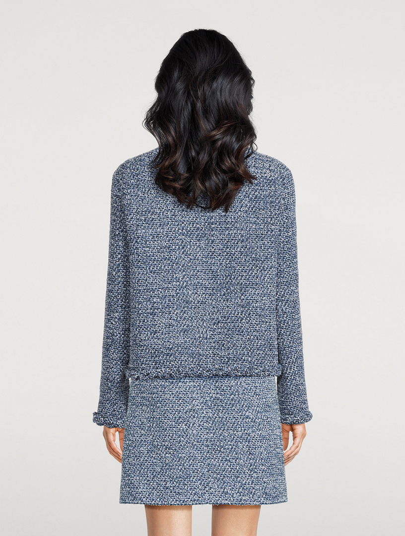 Tweed Denim Jacket