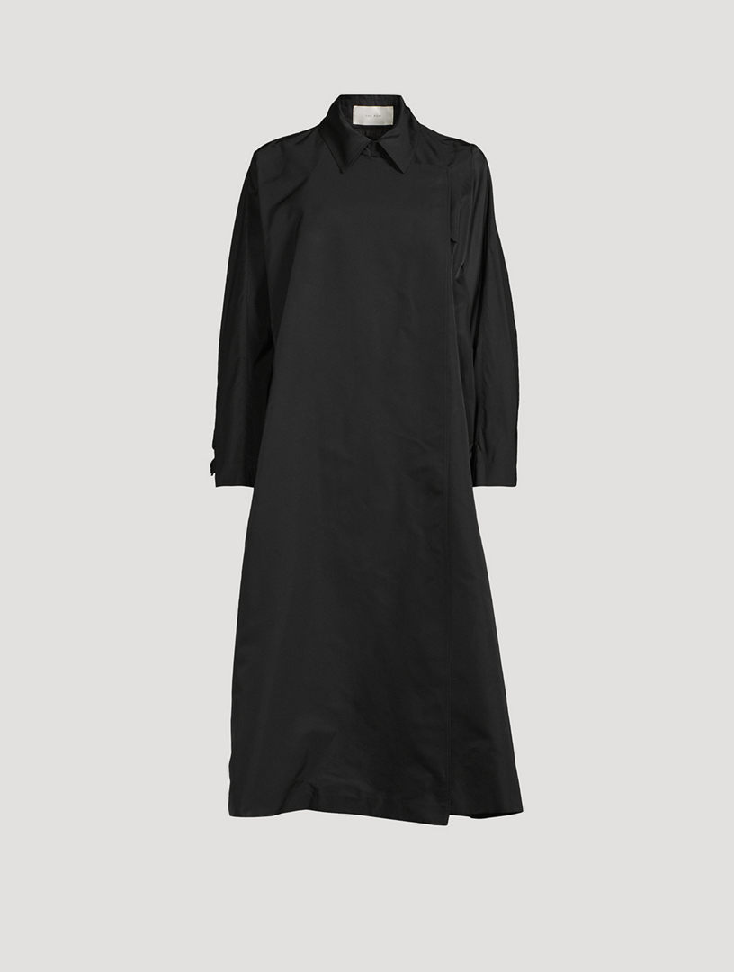 Clint Silk Twill Coat
