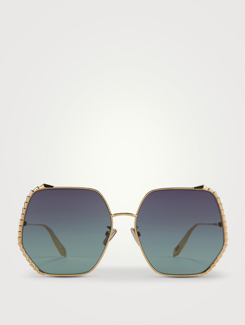 Serpenti Geometric Sunglasses