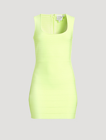 Yellow Bandage Dress by Hervé Léger for $95
