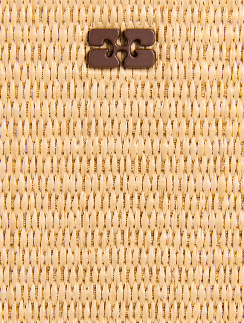 Medium Bou Raffia Tote Bag
