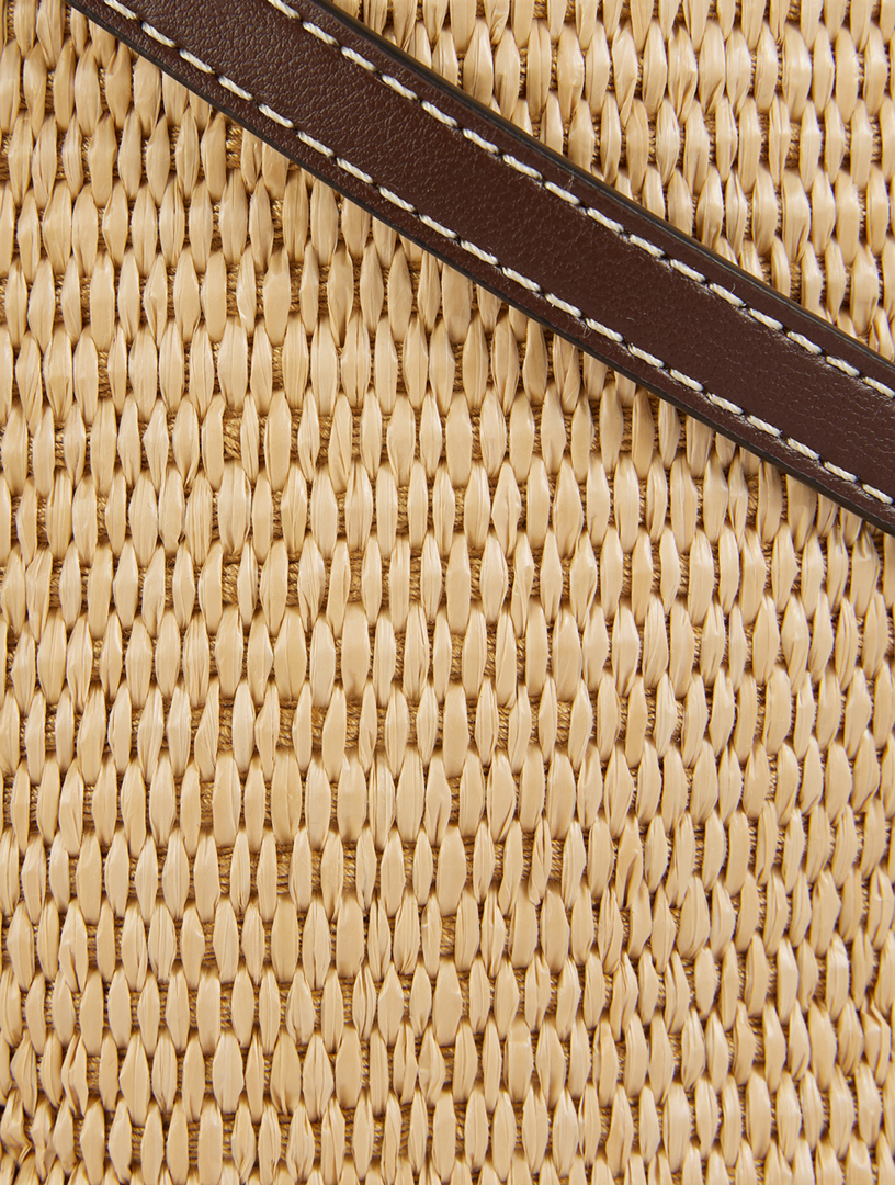 Bou Raffia Bucket Bag