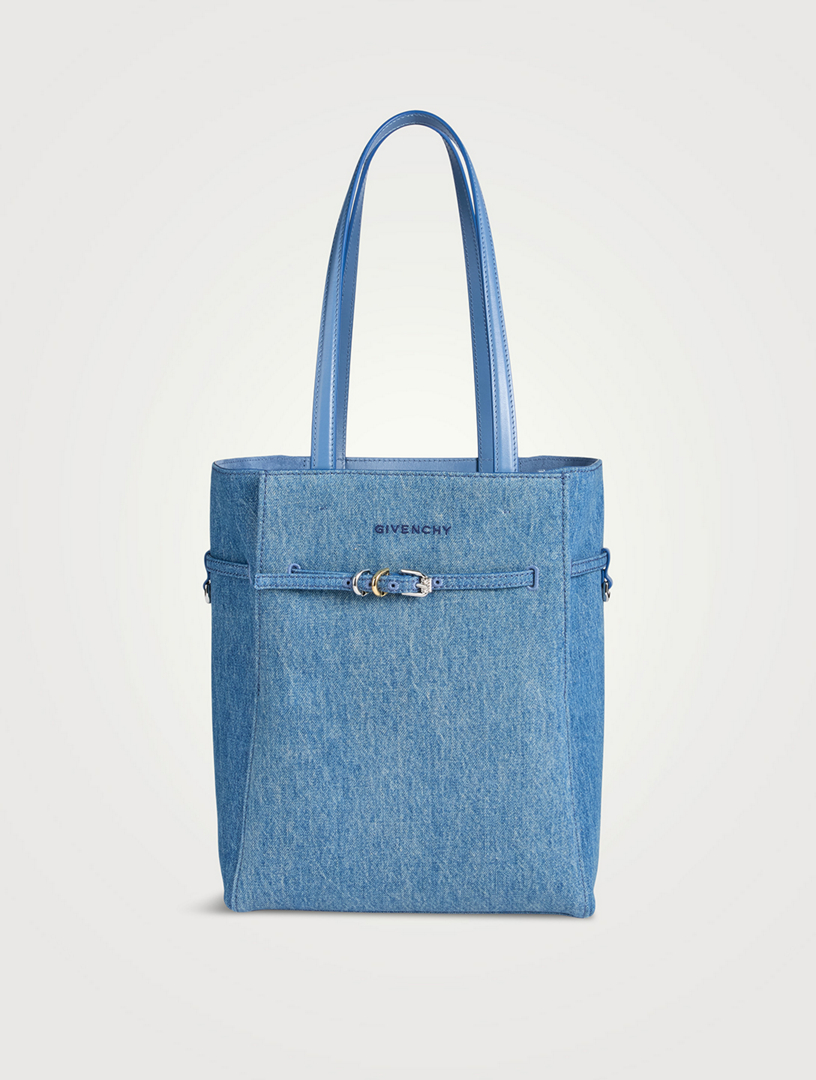 Givenchy Small Voyou Tote Bag In Denim Women
