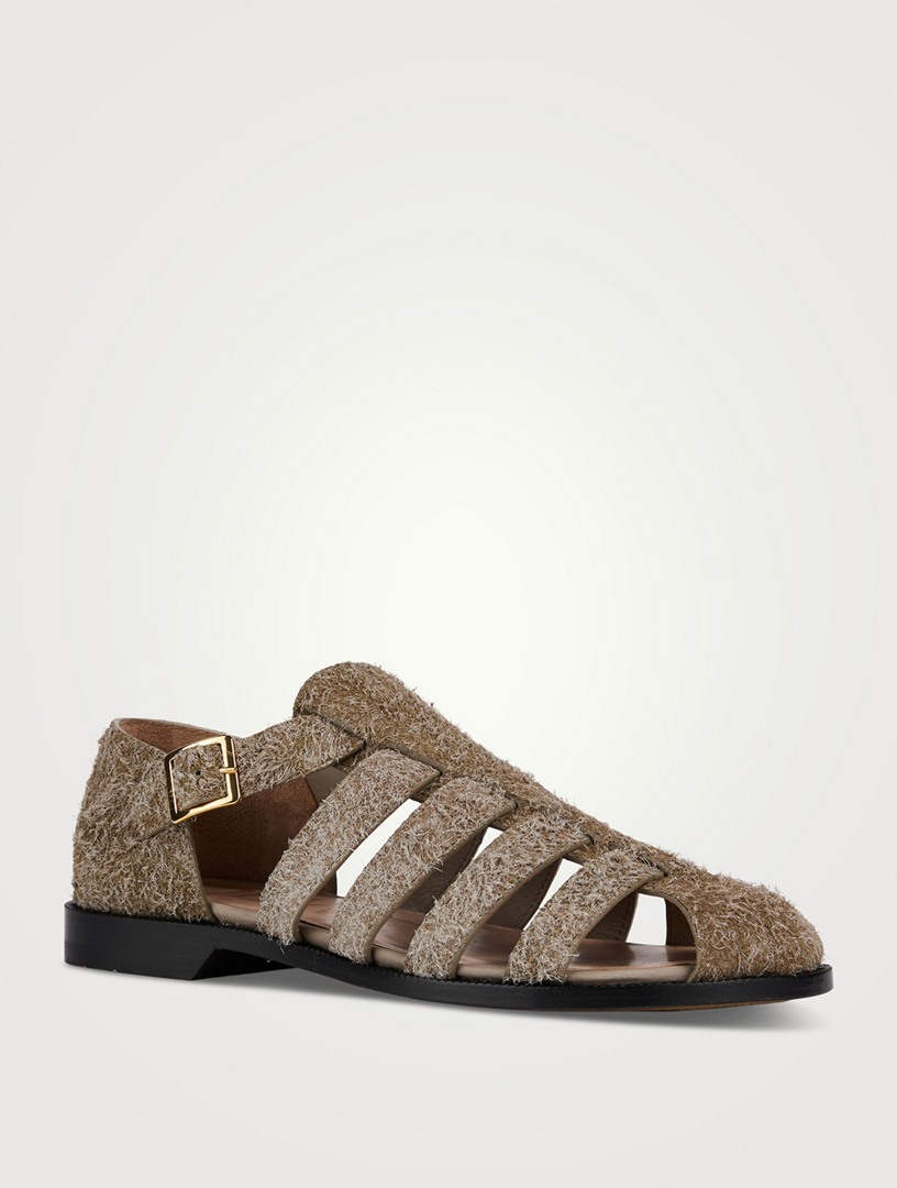 Campo Brushed Suede Fisherman Sandals