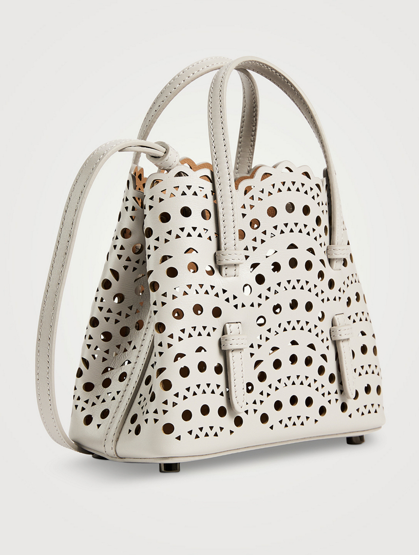 ALAIA Mina 16 Leather Tote Bag Holt Renfrew