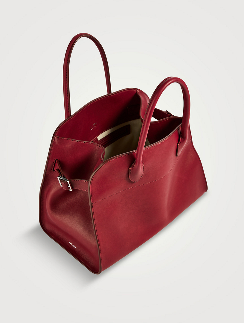 THE ROW Soft Margaux 12 Leather Satchel | Holt Renfrew