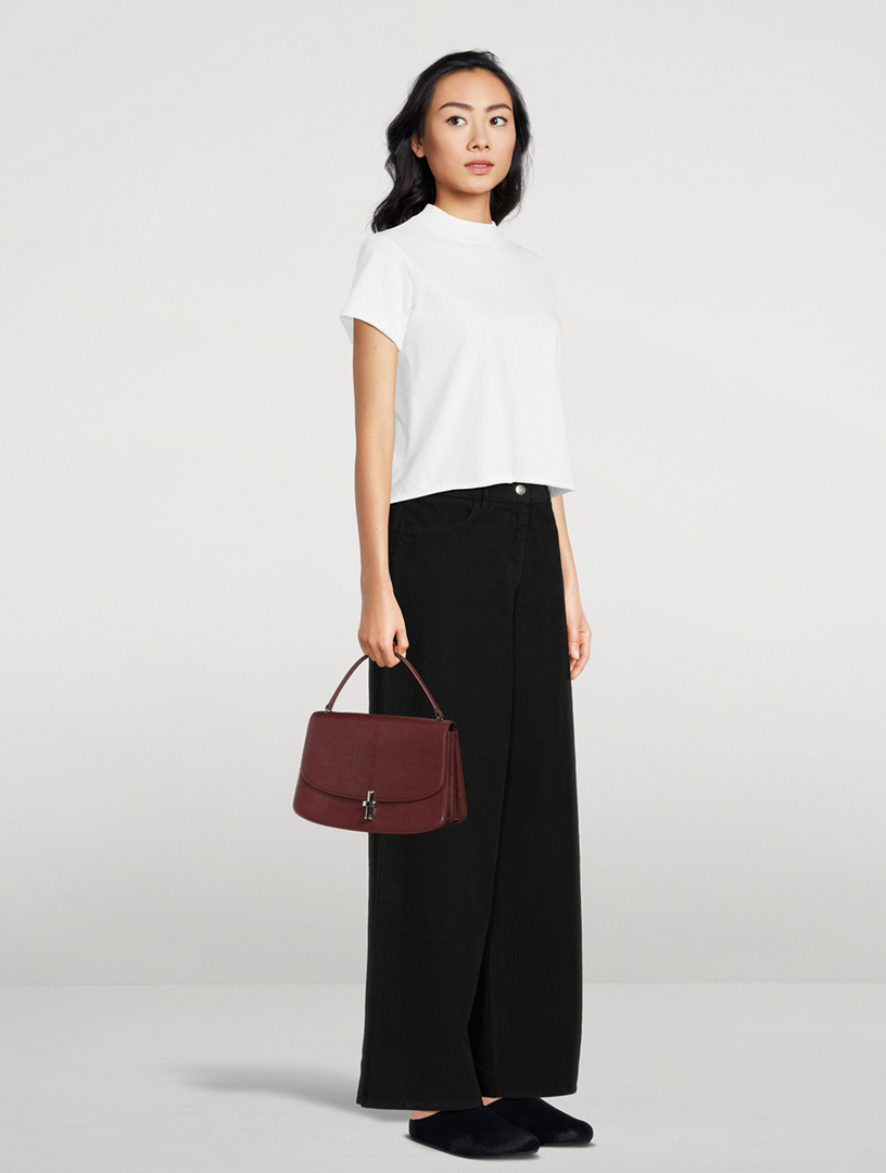Sofia 10.00 Leather Top Handle Bag