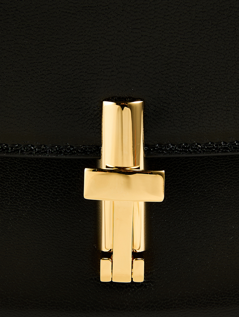 Sofia 8.75 Leather Crossbody Bag