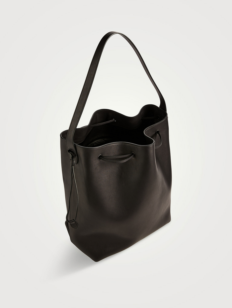 Belvedere Leather Bucket Bag
