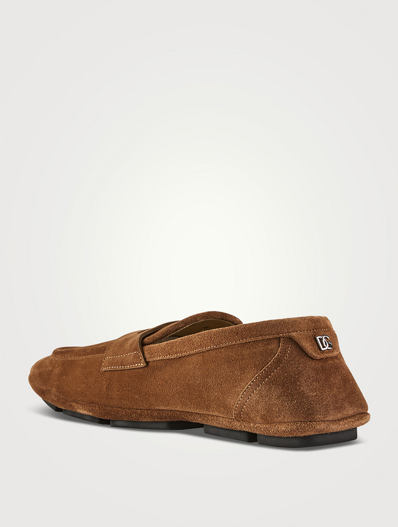 Suede Penny Loafers