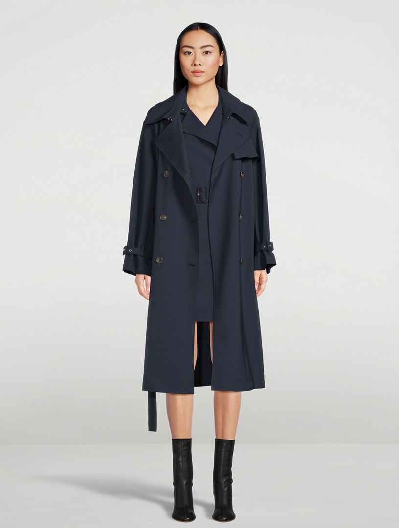 Double-Breasted Trench Coat