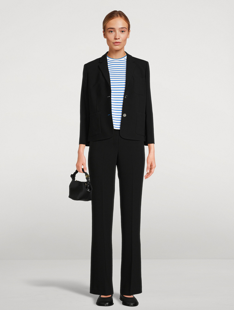 Boxy T-Shirt Stripe Print