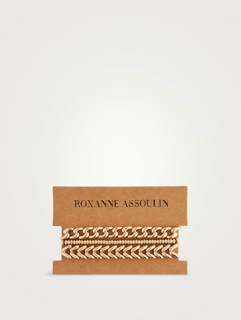 Set Of Three Golden Age Bracelets