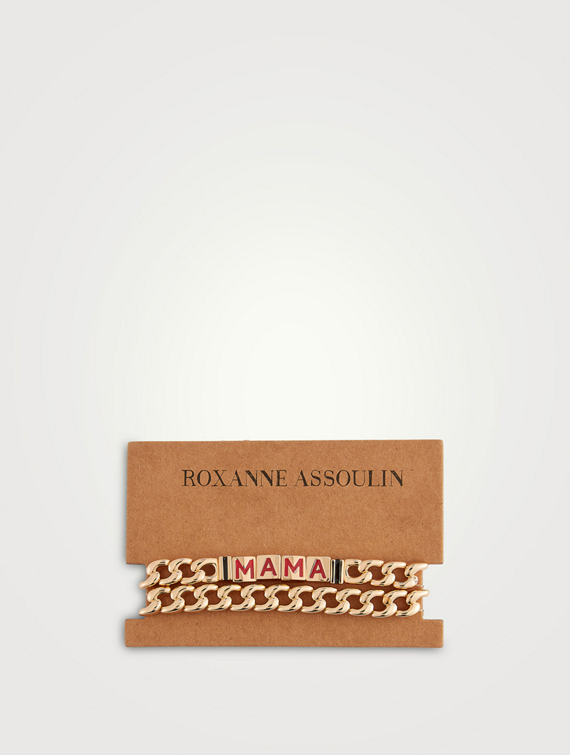 Set Of Two The Mama Link Bracelets