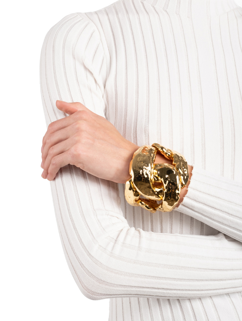 Brut Large Curb Link Cuff Bracelet