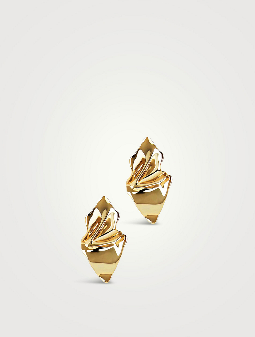 Small Crumpled Earrings