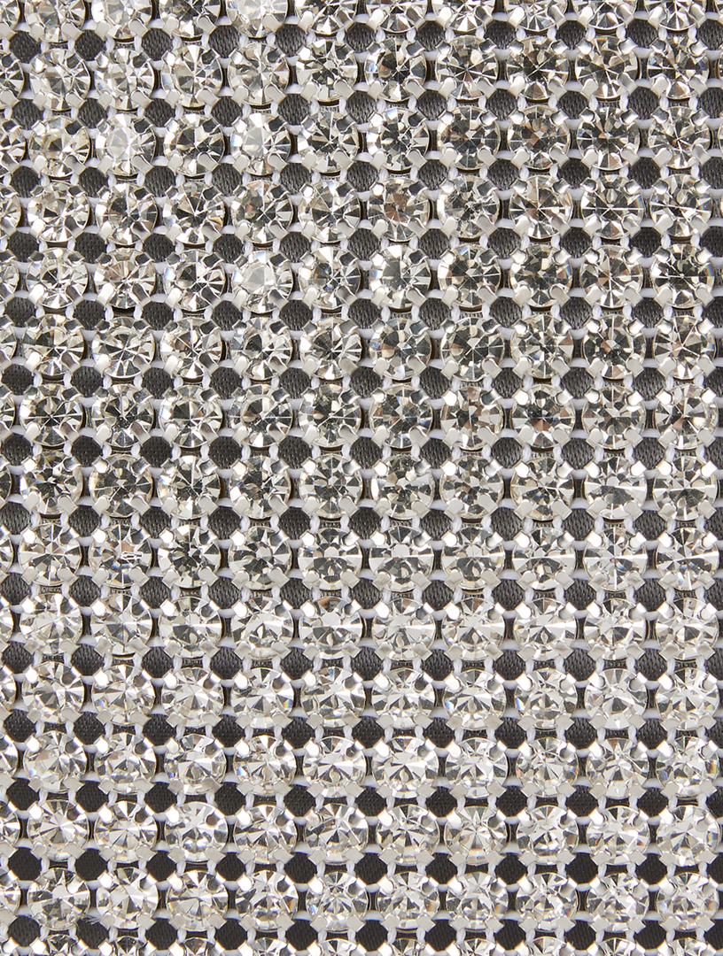 Falabella Crystal Mesh Clutch