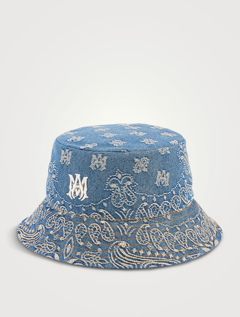 k*t様 HUMAN MADE Paisley Bucket Hat \"Blue k*t様 HUMAN MADE Paisley Bucket Hat 