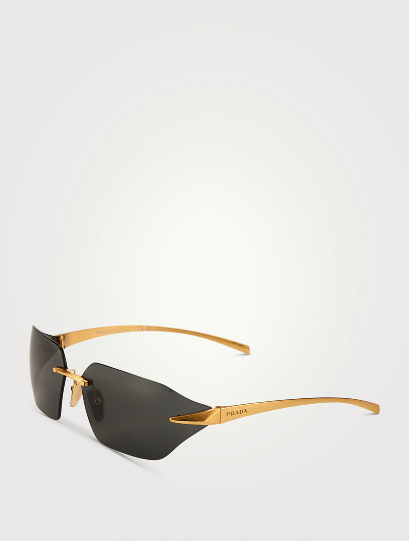 【竜頭蛇尾】PRADA Limless Sunglasses 竜頭蛇尾】PRADA Limless Sunglasses 竜頭蛇尾】PRADA Limless