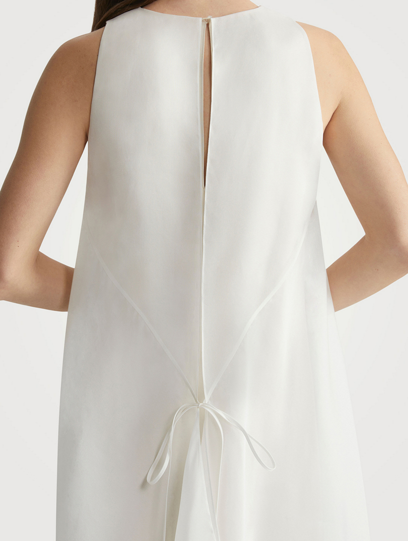 Silk Organza Overlay Gown