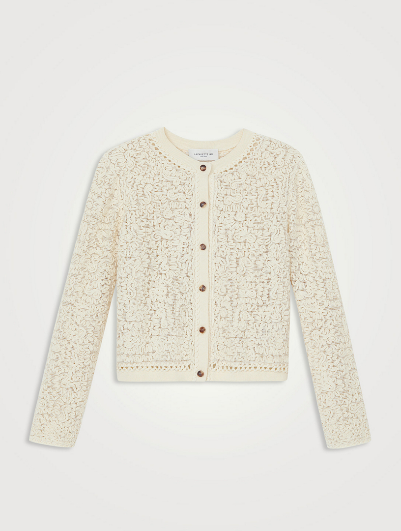 LAFAYETTE 148 NEW YORK Soutache-Embroidered Cardigan | Holt Renfrew