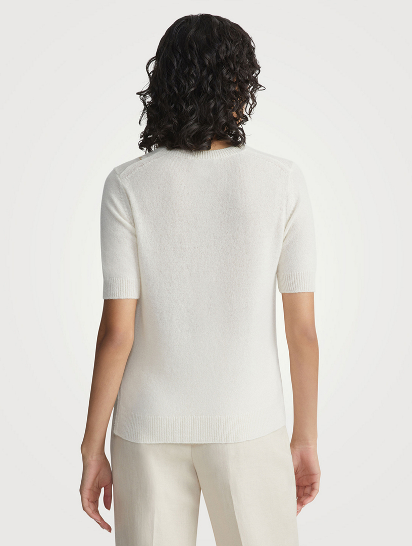 Eco Flora Jacquard Cashmere Sweater
