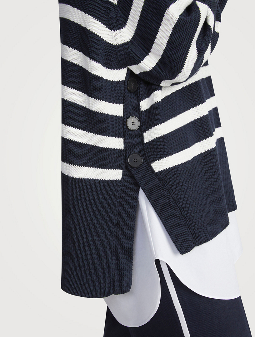 Stripe Jacquard Sweater