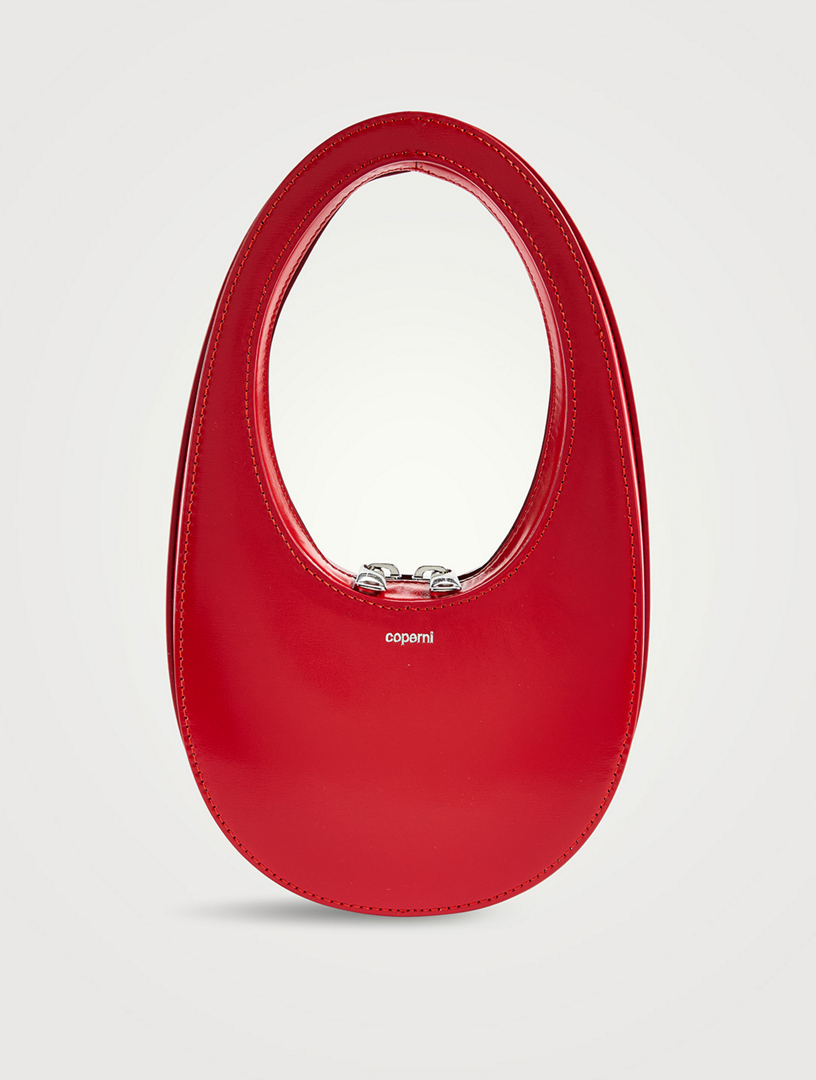 Mini Swipe Gloss Leather Bag