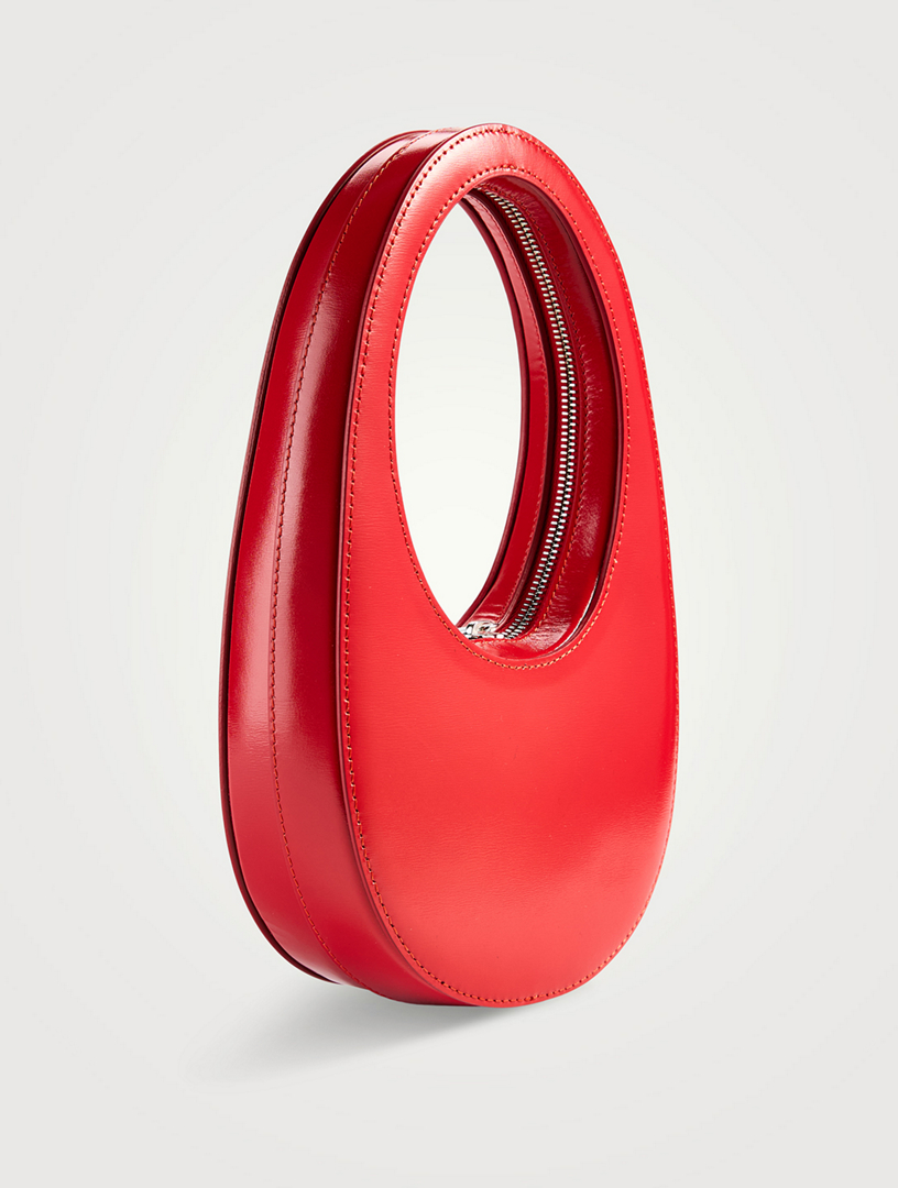 Mini Swipe Gloss Leather Bag