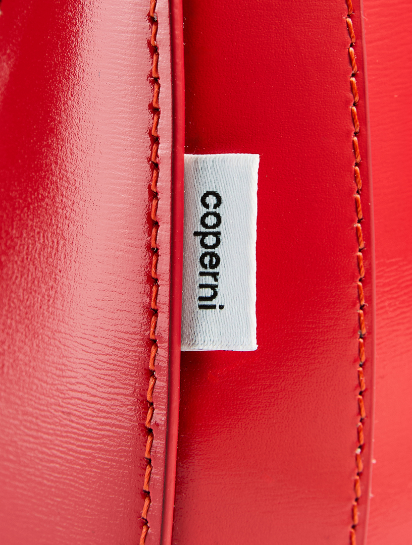 Mini Swipe Gloss Leather Bag