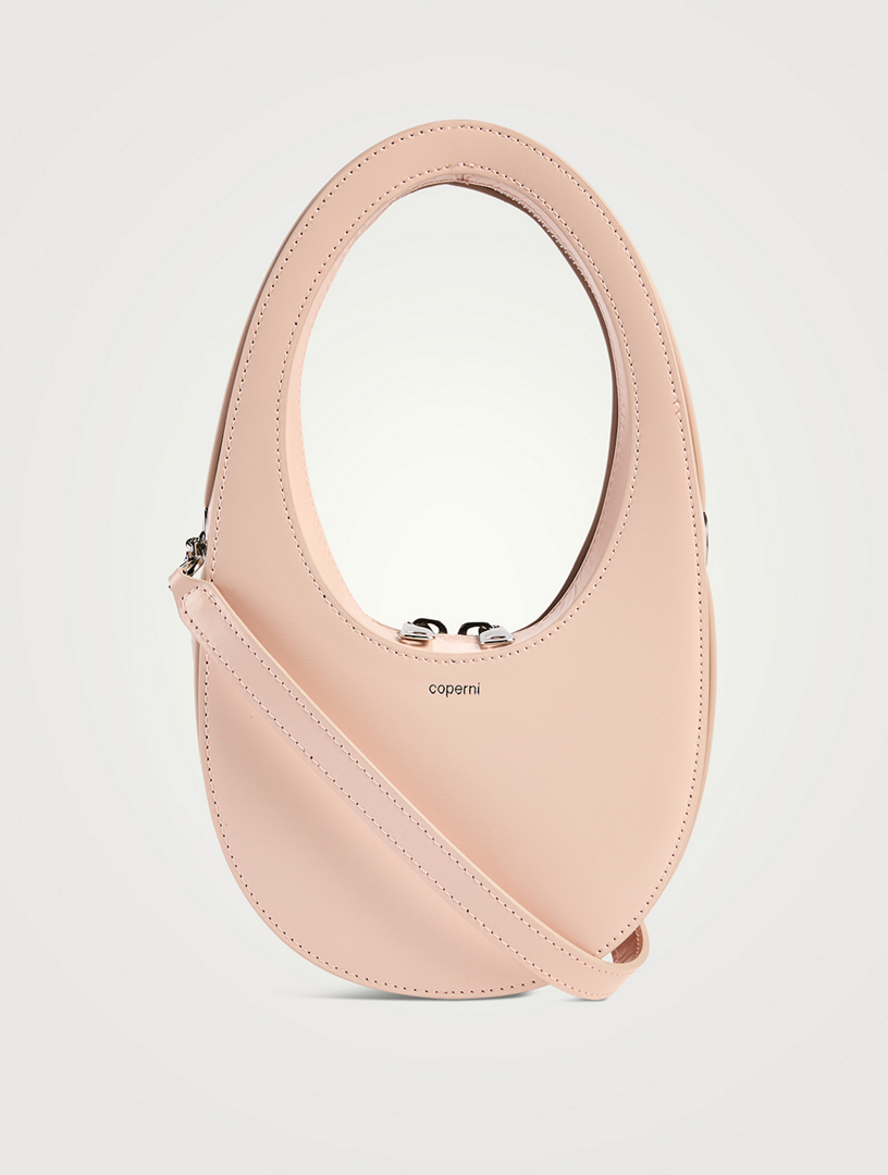Mini Swipe Gloss Leather Crossbody Bag