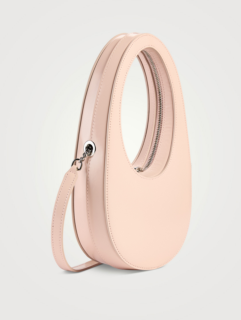 Mini Swipe Gloss Leather Crossbody Bag