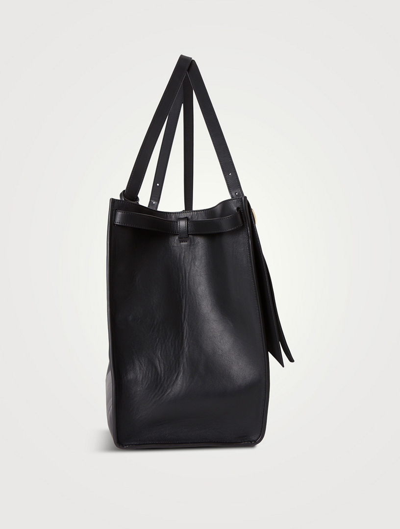 Belt Leather Tote Bag