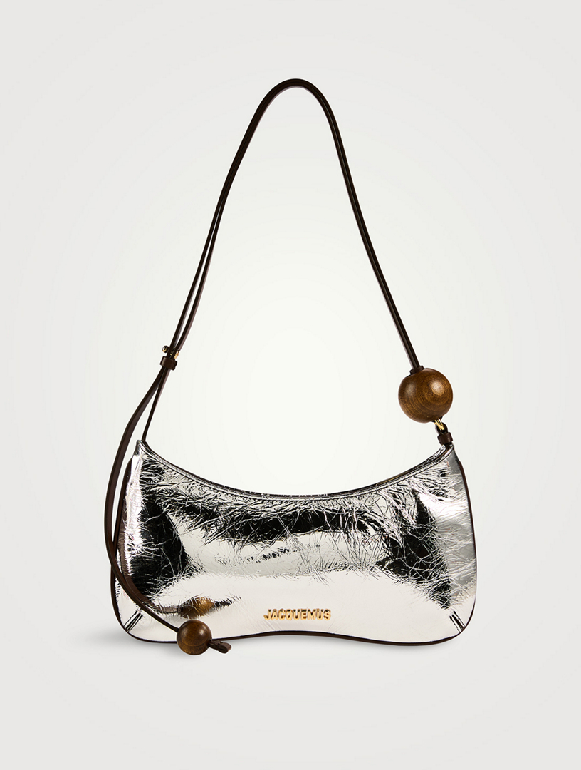 JACQUEMUS Le Bisou Perle Metallic Leather Shoulder Bag Holt Renfrew