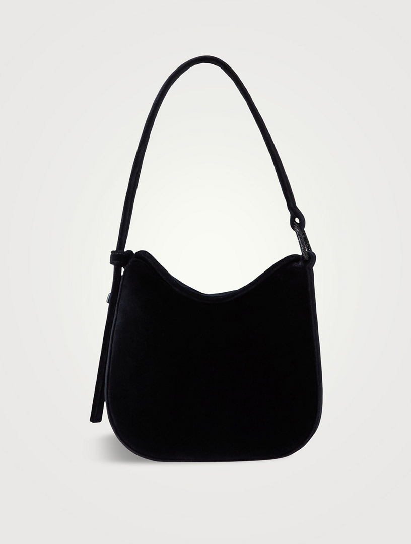 AKRIS Mini Anna Velvet Shoulder Bag Holt Renfrew