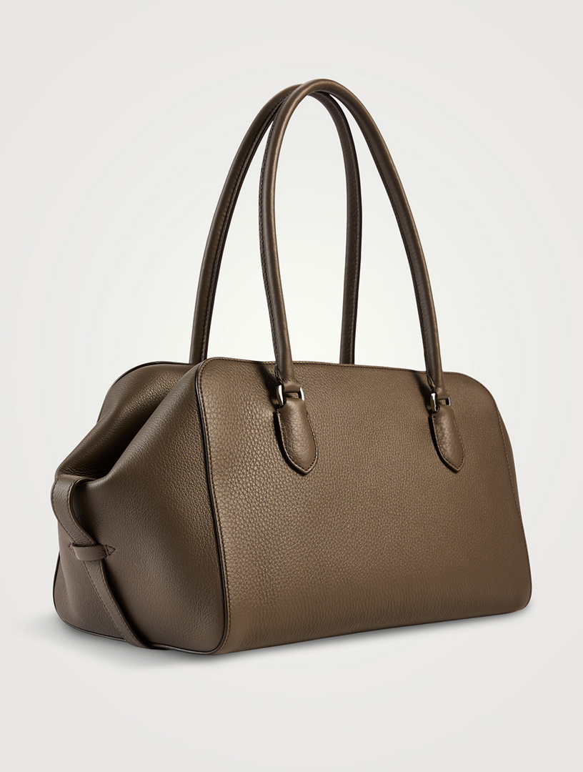 THE ROW EW Leather Bowling Bag Holt Renfrew