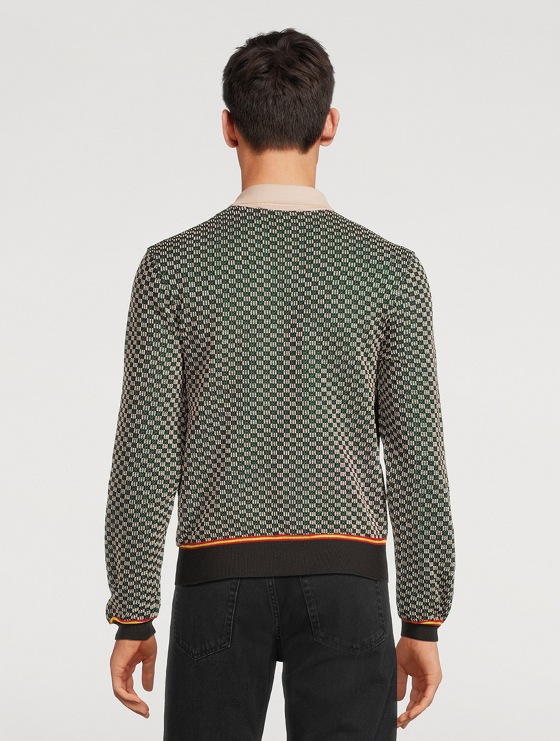 Valley Knit Long-Sleeve Polo