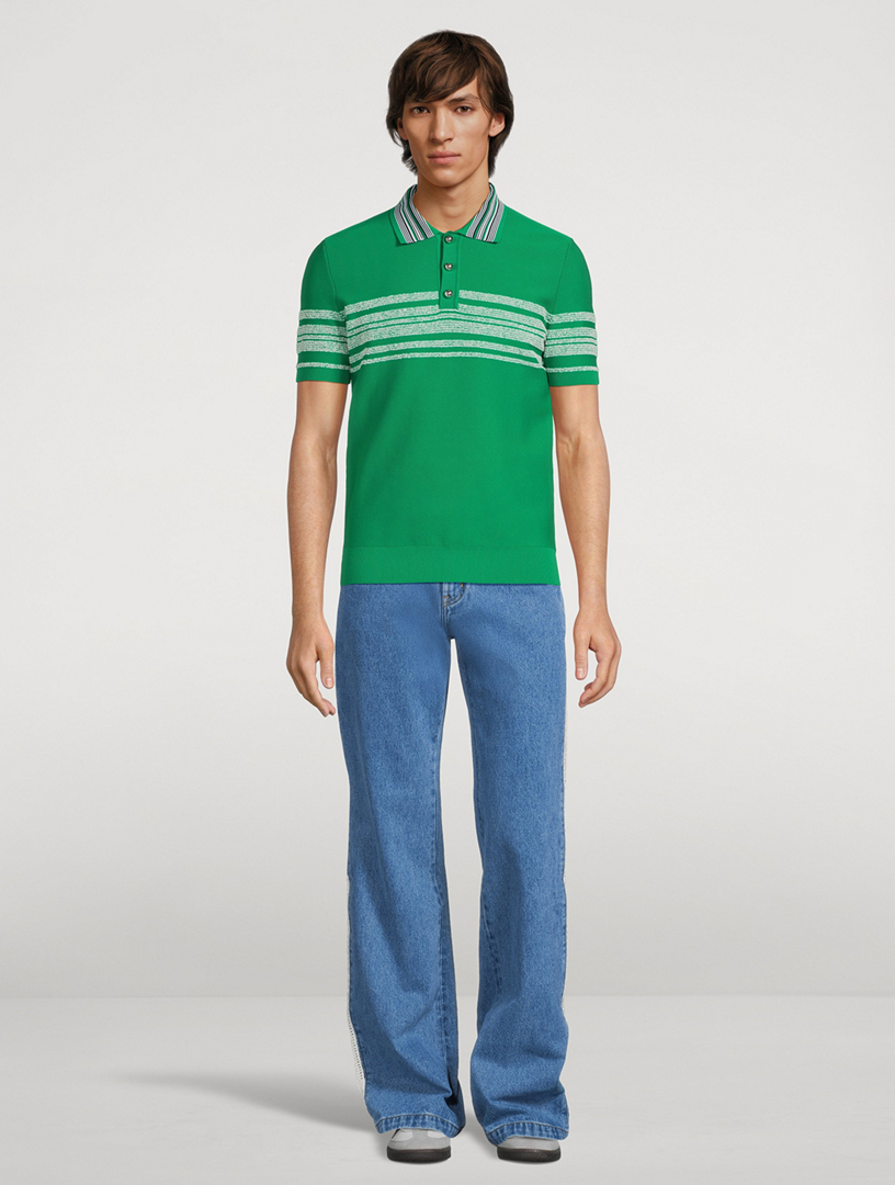 Dawn Knit Short-Sleeve Polo