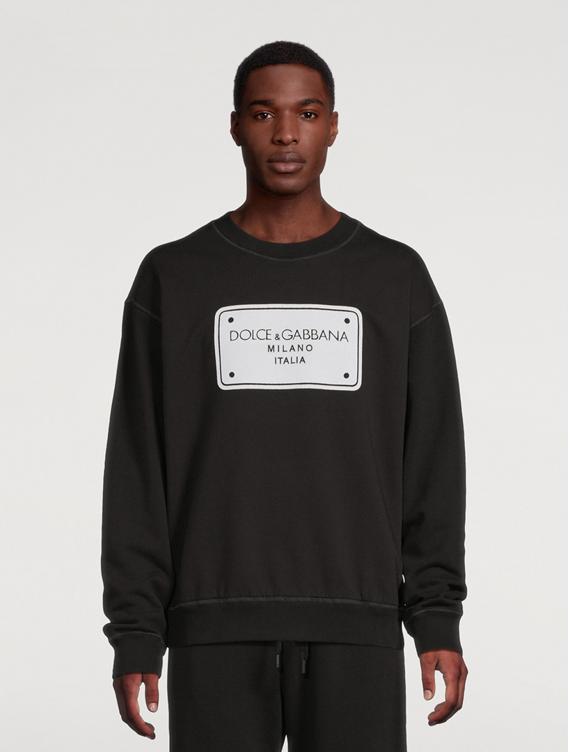 Dolce and gabbana logo sweatshirt hot sale